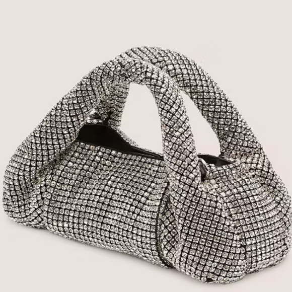 Stuart Weitzman Moda Shine Mini Tote in Color Clear - Picture 2 of 15